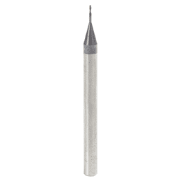 51662 0.020" AlTiN Coated CNC Steel Square Mini End Mill Bit, 2-Flute Alt 1 - Image