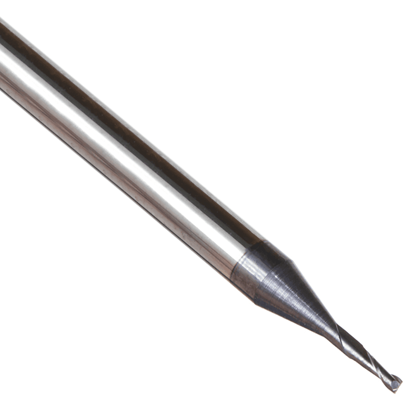0.035" AlTiN Coated CNC Steel Square Mini End Mill Bit, 2-Flute Alt 3 - Image