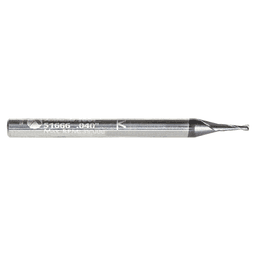 0.040" AlTiN Coated CNC Steel Square Mini End Mill Bit, 2-Flute Alt 2 - Image