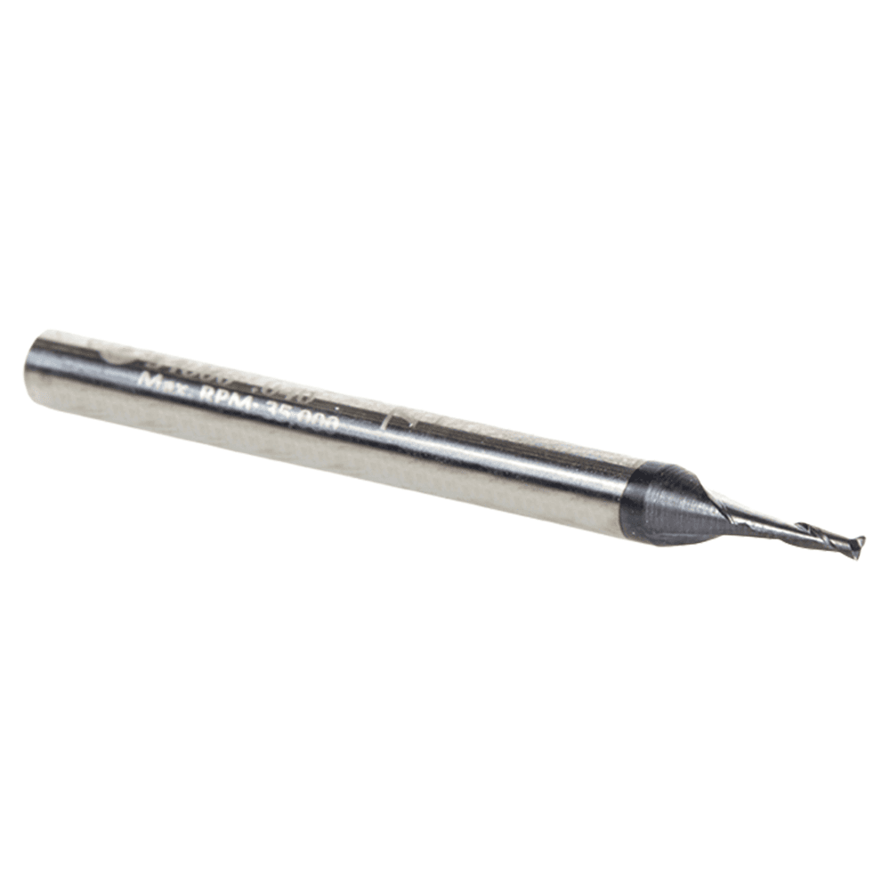 0.040" AlTiN Coated CNC Steel Square Mini End Mill Bit, 2-Flute Alt 3 - Image