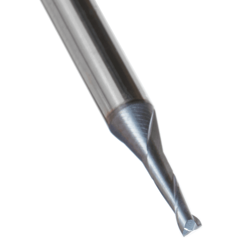 0.055" AlTiN Coated CNC Steel Square Mini End Mill Bit, 2-Flute Alt 3 - Image