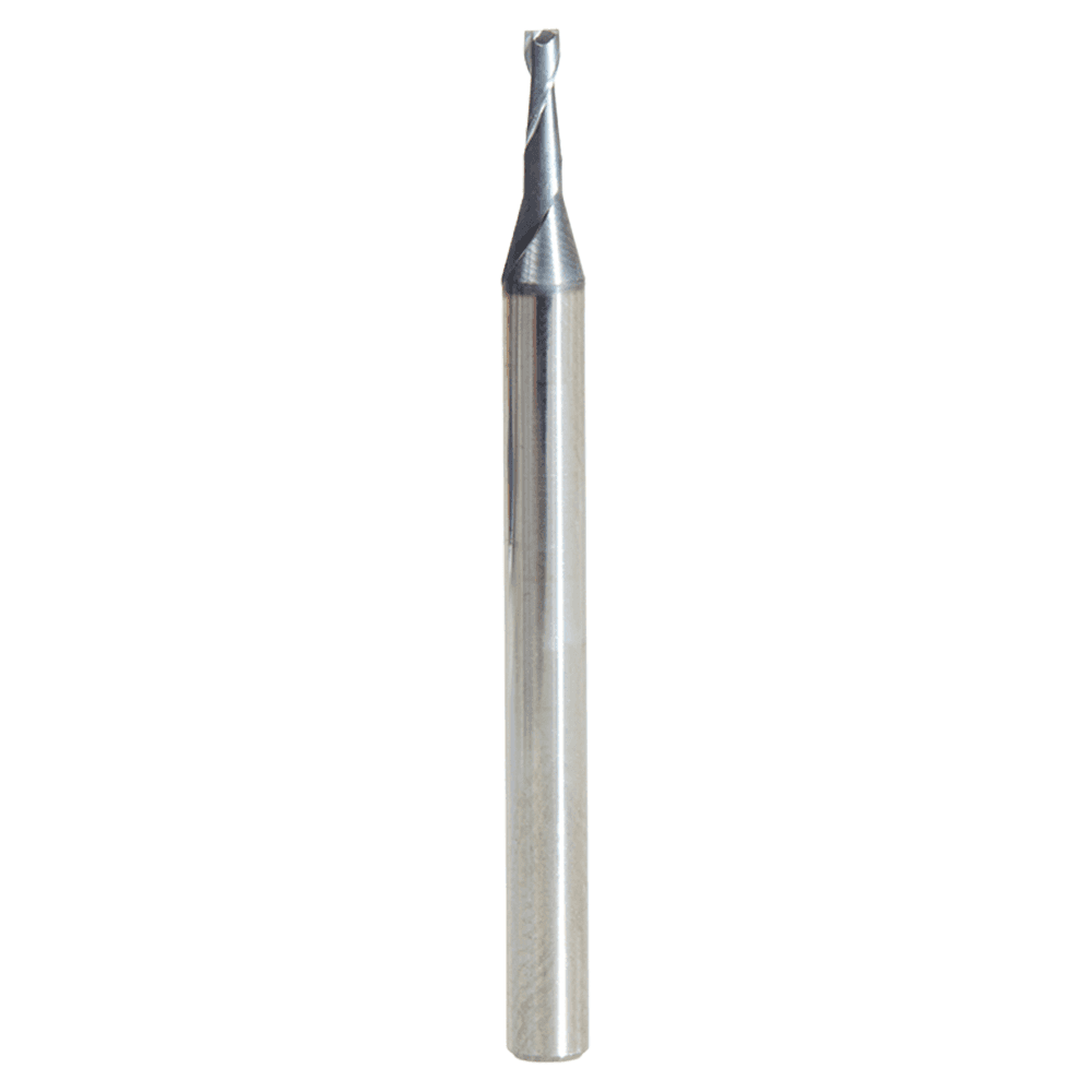 0.055" AlTiN Coated CNC Steel Square Mini End Mill Bit, 2-Flute Main - Image