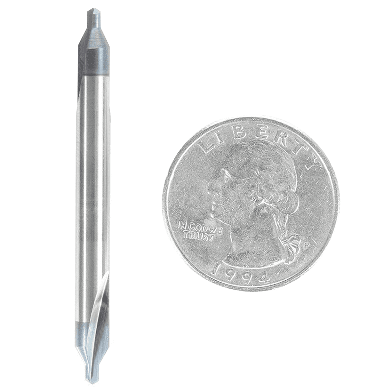 3/16" x 2" CNC High Performance AlTiN Coated Countersink Router Bit, 2-Flute, 3/16" Shank - Alt Image 2