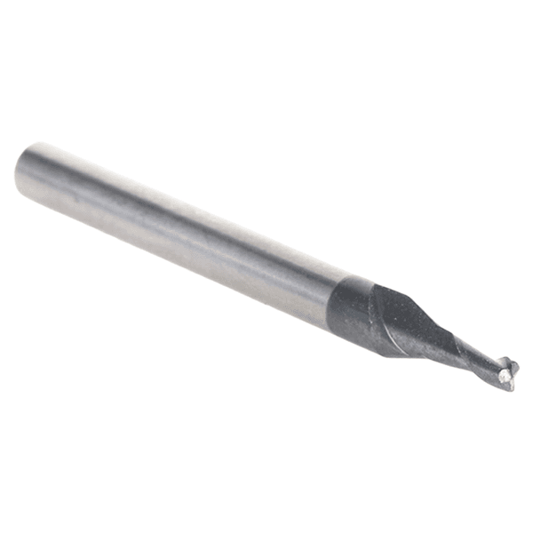 1/16" Dia x 3/16" CNC Solid Carbide Up-Cut Spiral Router Bit for Steel/Stainless Steel with AlTiN Coating 2-Flute, 1/8" Shank Alt 2 - Image