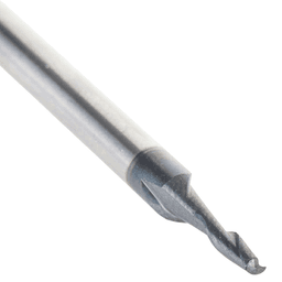 1/16" Dia x 3/16" CNC Solid Carbide Up-Cut Spiral Router Bit for Steel/Stainless Steel with AlTiN Coating 2-Flute, 1/8" Shank Alt 3 - Image