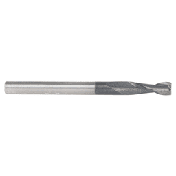 1/8" Dia x 3/8" CNC Solid Carbide Up-Cut Spiral Router Bit for Steel/Stainless Steel with AlTiN Coating 2-Flute, 1/8" Shank Alt 1 - Image