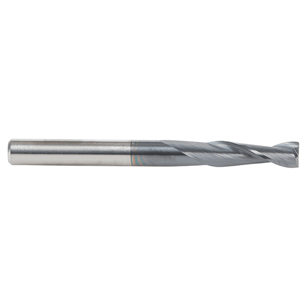 3/16" Dia x 5/8" CNC Solid Carbide Up-Cut Spiral Router Bit for Steel/Stainless Steel with AlTiN Coating 2-Flute, 3/16" Shank Alt 1 - Image