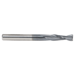 3/16" Dia x 5/8" CNC Solid Carbide Up-Cut Spiral Router Bit for Steel/Stainless Steel with AlTiN Coating 2-Flute, 3/16" Shank Alt 1 - Image