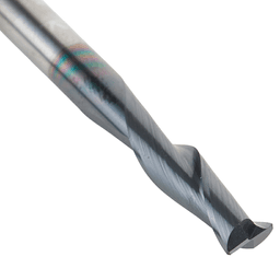 3/16" Dia x 5/8" CNC Solid Carbide Up-Cut Spiral Router Bit for Steel/Stainless Steel with AlTiN Coating 2-Flute, 3/16" Shank Alt 3 - Image