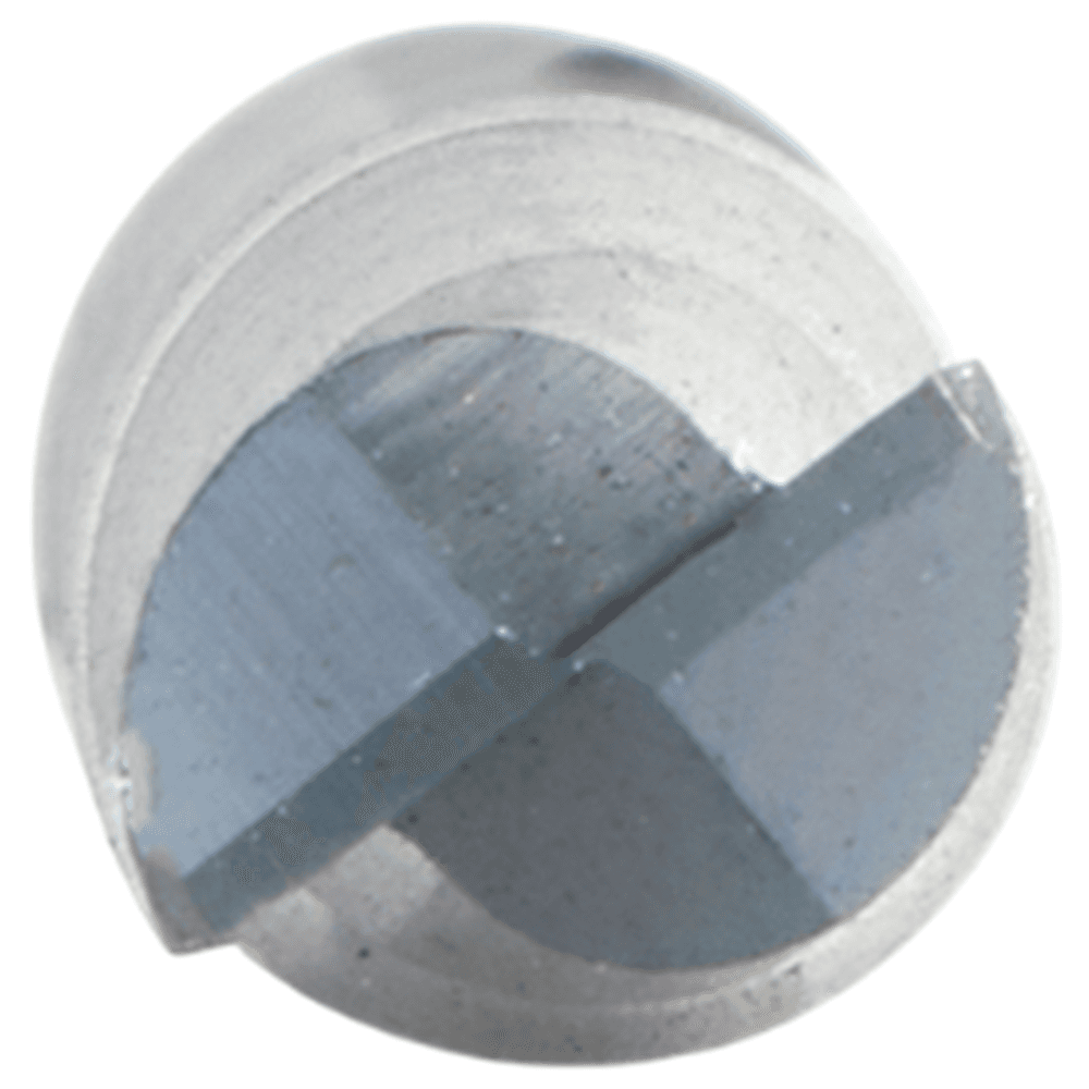 1/4" Dia x 3/4" CNC Solid Carbide Up-Cut Spiral Router Bit for Steel/Stainless Steel with AlTiN Coating 2-Flute, 1/4" Shank Alt 3 - Image