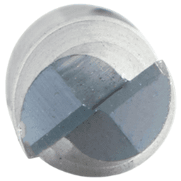 1/4" Dia x 3/4" CNC Solid Carbide Up-Cut Spiral Router Bit for Steel/Stainless Steel with AlTiN Coating 2-Flute, 1/4" Shank Alt 3 - Image