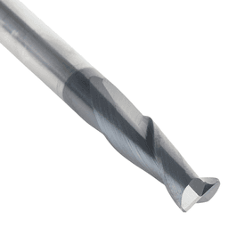 1/4" Dia x 3/4" CNC Solid Carbide Up-Cut Spiral Router Bit for Steel/Stainless Steel with AlTiN Coating 2-Flute, 1/4" Shank Alt 4 - Image