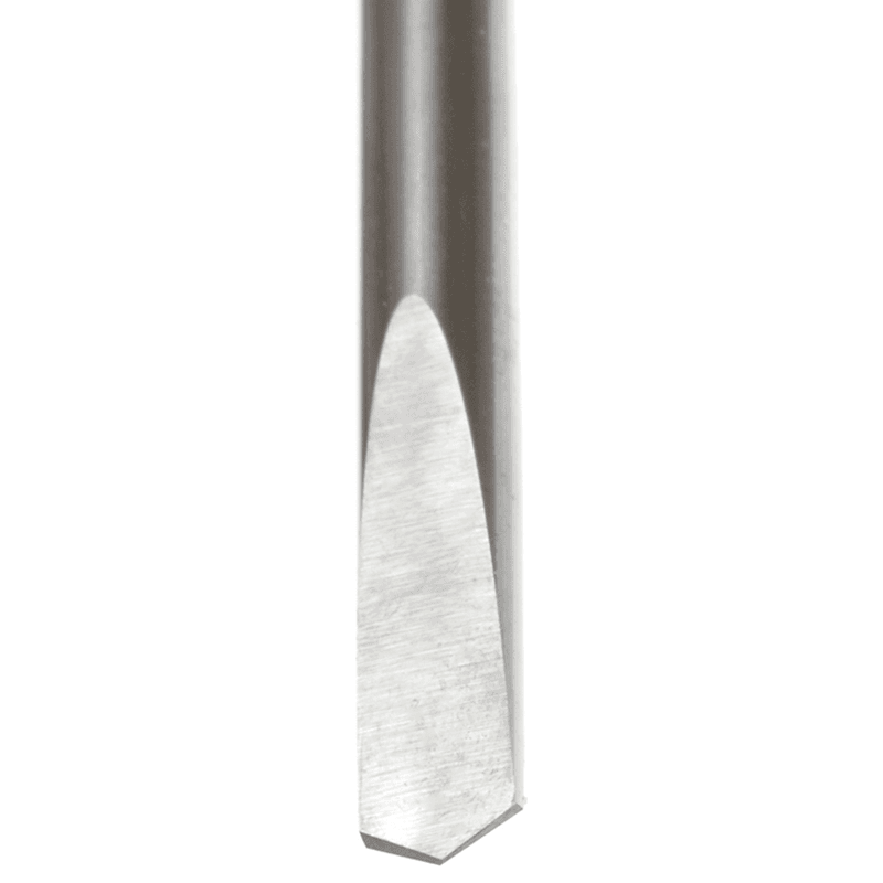 1/8" Dia x 7/16" CNC Solid Carbide 118° Point Spade Drill Router Bit, 1/8" Shank Alt 5 - Image