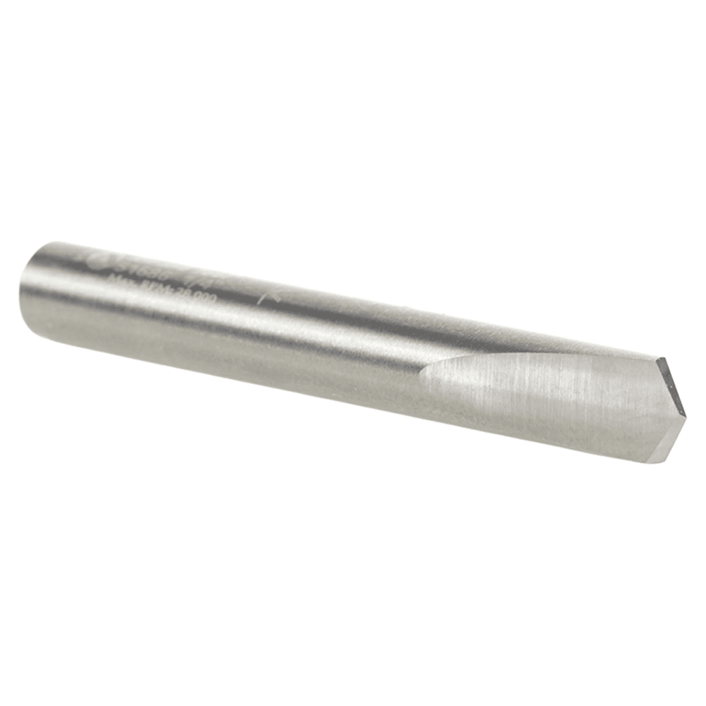 1/4" Dia x 11/16" CNC Solid Carbide 118° Point Spade Drill Router Bit, 1/4" Shank Alt 3 - Image