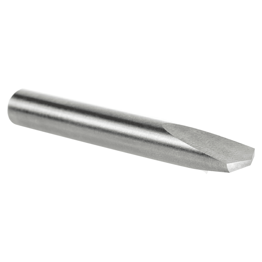 1/4" Dia x 11/16" CNC Solid Carbide 118° Point Spade Drill Router Bit, 1/4" Shank Alt 4 - Image