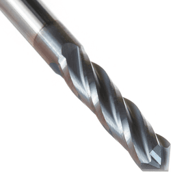1/8" Dia x 1/16" High Performance CNC Solid Carbide 'V' Spiral Drills with AlTiN Coating 4-Flute, 1/8 Shank, 1-1/2" Long Up-Cut Router Bit, /End Mill Alt 3 - Image