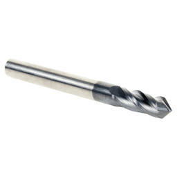 1/4" Dia x 1/8 High Performance CNC Solid Carbide 'V' Spiral Drills with AlTiN Coating 4-Flute, 1/4" Shank, 2-1/2" Long Up-Cut Router Bit, /End Mill Alt 3 - Image