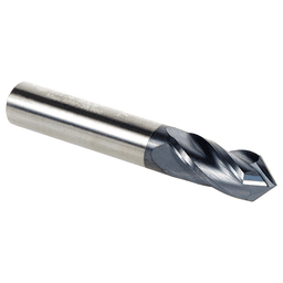 3/8" Dia x 3/16" High Performance CNC Solid Carbide 'V' Spiral Drills with AlTiN Coating 4-Flute, 3/8" Shank x 2-1/2" Long Up-Cut Router Bit, /End Mill Alt 3 - Image