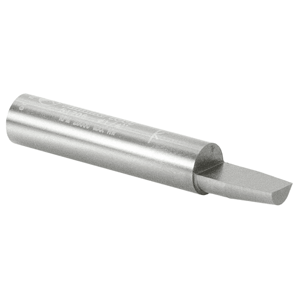 1/4" Dia x 3/8" Carbide Tipped Combination Flush/Bevel Trimmer, 1/4" Shank Single-Flute Alt 3 - Image