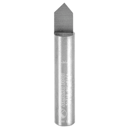 1/4" x 1-1/2" V-Groove Bit, 1-Flute, 1/4" Shank - Main Image