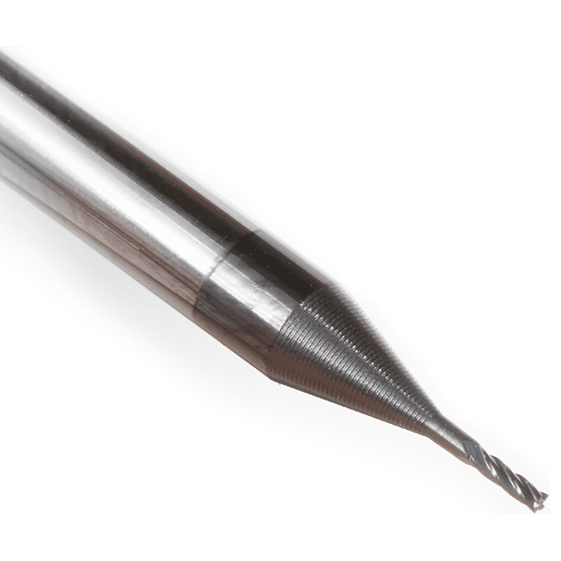 0.025" AlTiN Coated CNC Steel Square Mini End Mill Bit, 4-Flute Alt 3 - Image
