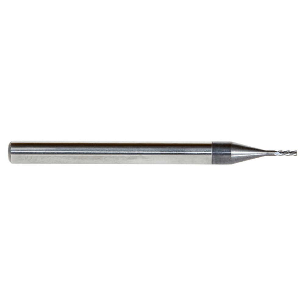 0.030" AlTiN Coated CNC Steel Square Mini End Mill Bit, 4-Flute Alt 2 - Image
