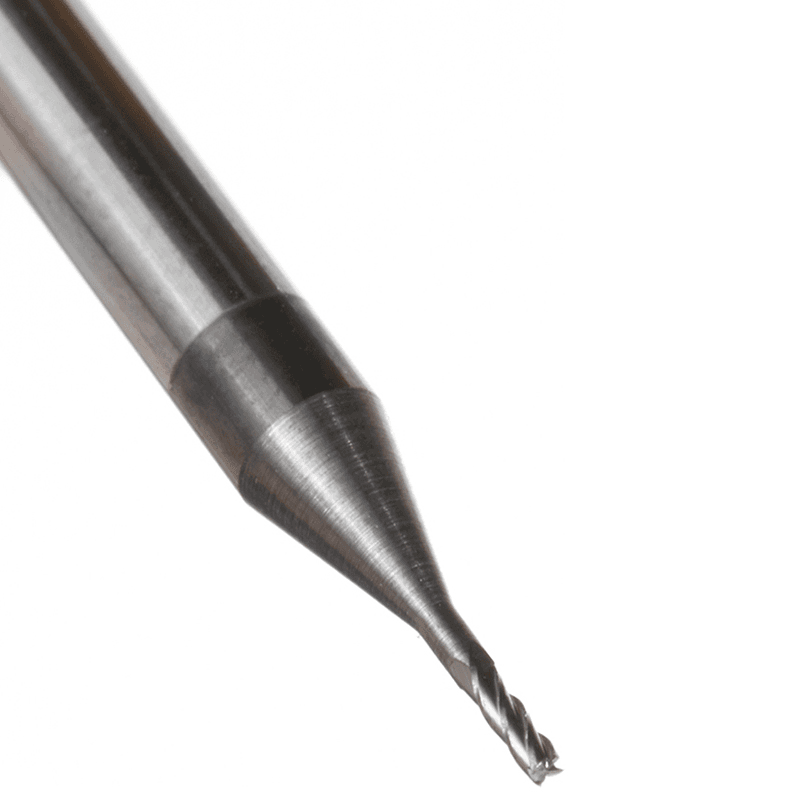 0.030" AlTiN Coated CNC Steel Square Mini End Mill Bit, 4-Flute Alt 3 - Image