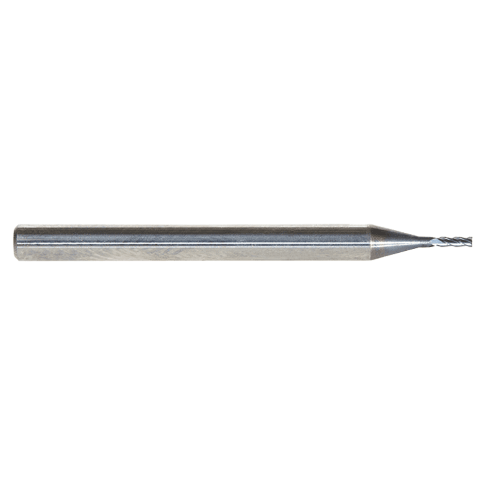 0.035" AlTiN Coated CNC Steel Square Mini End Mill Bit, 4-Flute Alt 2 - Image