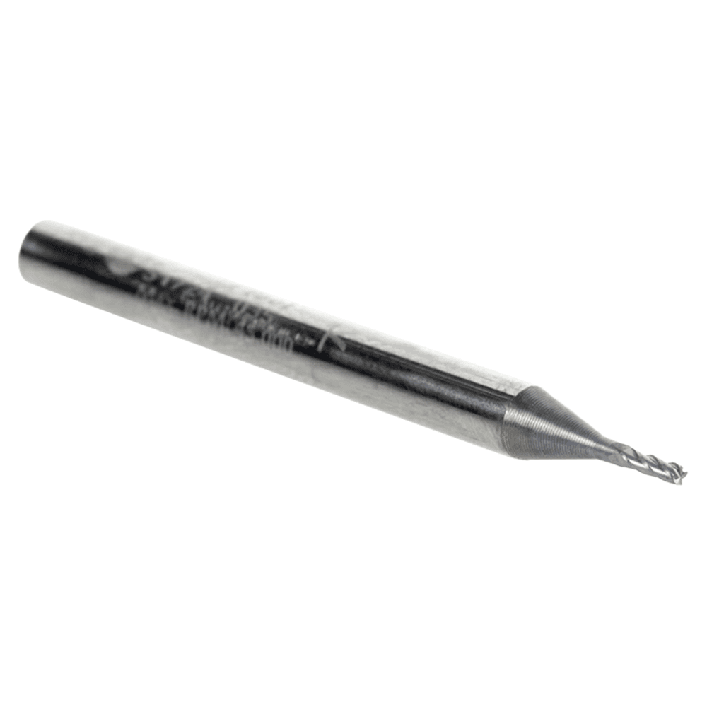 0.035" AlTiN Coated CNC Steel Square Mini End Mill Bit, 4-Flute Alt 3 - Image