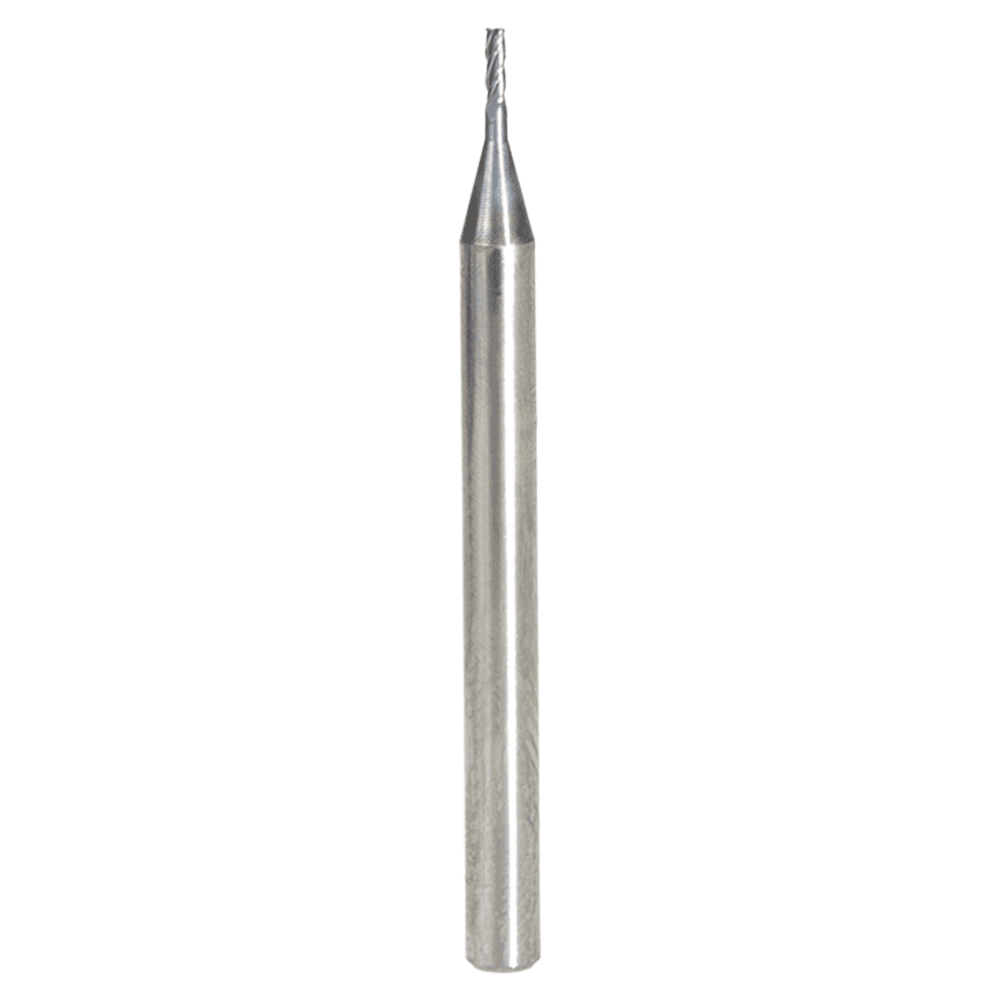 0.035" AlTiN Coated CNC Steel Square Mini End Mill Bit, 4-Flute Main - Image
