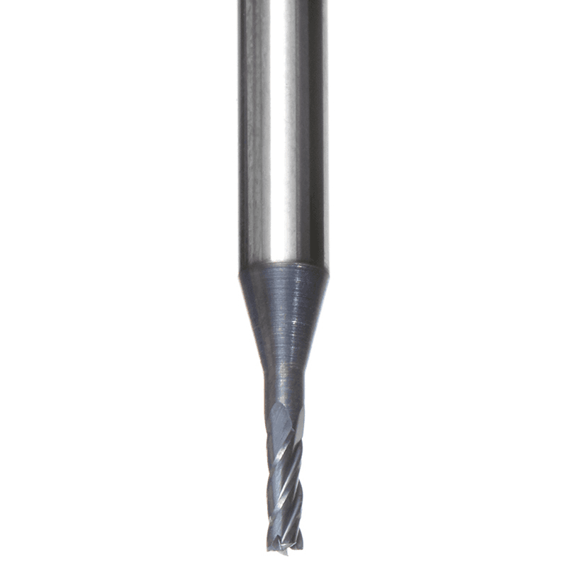 0.050" AlTiN Coated CNC Steel Square Mini End Mill Bit, 4-Flute Alt 3 - Image