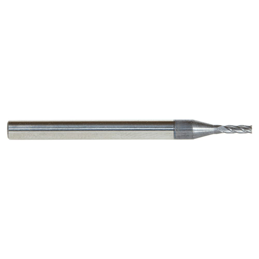 0.055" AlTiN Coated CNC Steel Square Mini End Mill Bit, 4-Flute Alt 2 - Image