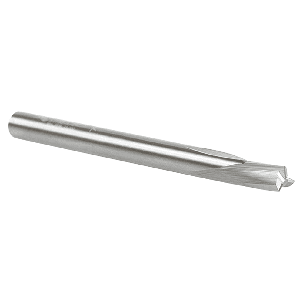 1/4" Dia x 3/8" Solid Carbide Spiral Finisher, 1/4" Shank Down-Cut Router Bit Alt 3 - Image