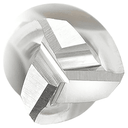 1/4" Dia x 3/8" Solid Carbide Spiral Finisher, 1/4" Shank Down-Cut Router Bit Alt 4 - Image