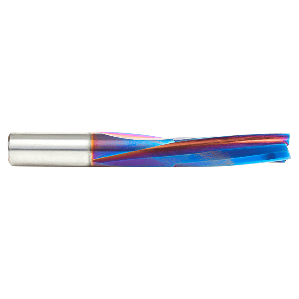 1/2" Dia x 1-5/8" Solid Carbide Spektra Extreme Tool Life Coated Spiral Finisher, 1/2" Shank Down-Cut Router Bit Alt 2 - Image
