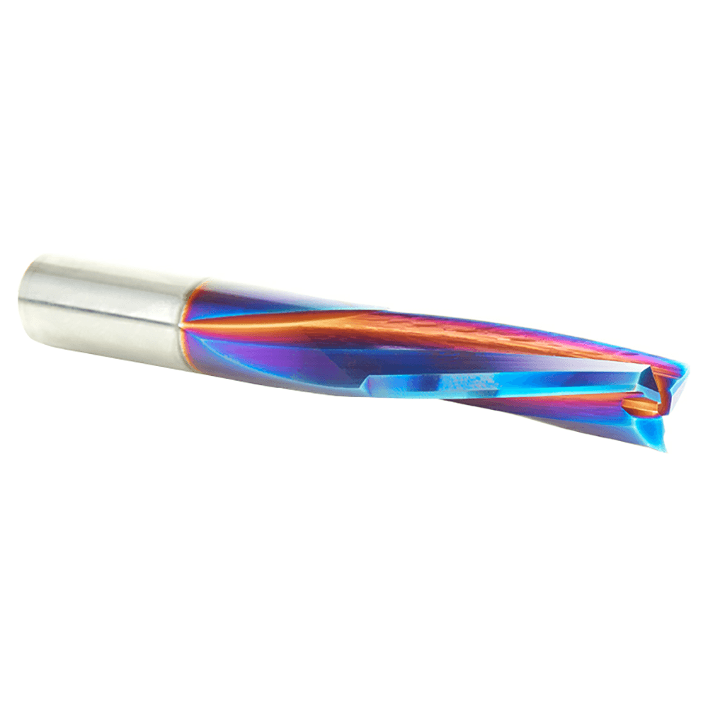 1/2" Dia x 1-5/8" Solid Carbide Spektra Extreme Tool Life Coated Spiral Finisher, 1/2" Shank Down-Cut Router Bit Alt 3 - Image