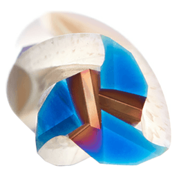 1/2" Dia x 1-5/8" Solid Carbide Spektra Extreme Tool Life Coated Spiral Finisher, 1/2" Shank Down-Cut Router Bit Alt 4 - Image