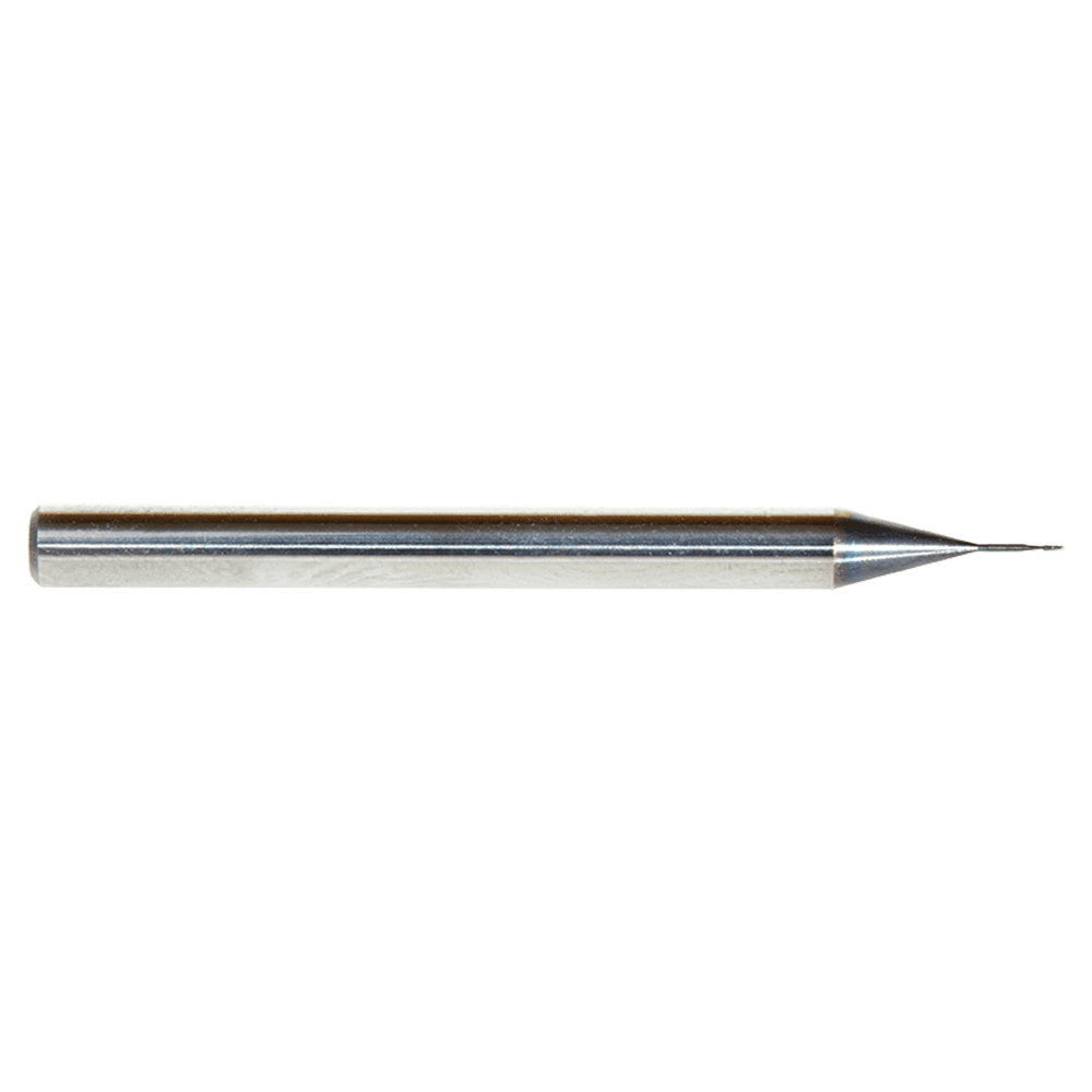 0.010" AlTiN Coated CNC Steel Ball End Mini Mill Bit, 2-Flute Alt 2 - Image