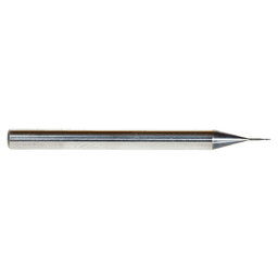 0.010" AlTiN Coated CNC Steel Ball End Mini Mill Bit, 2-Flute Alt 2 - Image