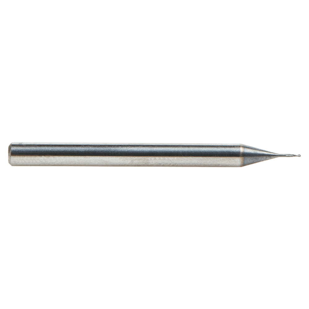 0.015" AlTiN Coated CNC Steel Ball End Mini Mill Bit, 2-Flute Alt 2 - Image