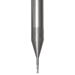 0.020" AlTiN Coated CNC Steel Ball End Mini Mill Bit, 2-Flute Alt 4 - Image