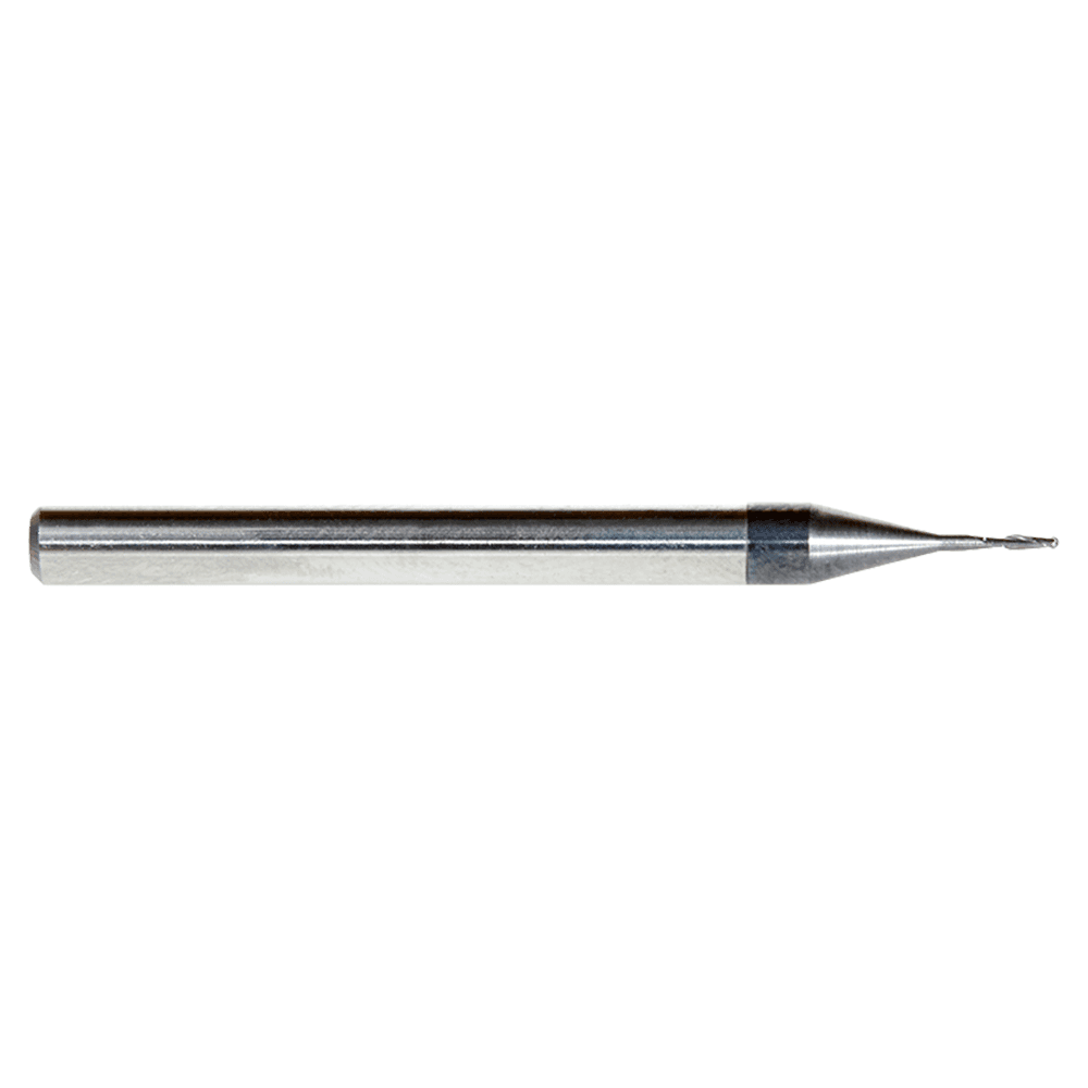 0.025" AlTiN Coated CNC Steel Ball End Mini Mill Bit, 2-Flute Alt 2 - Image