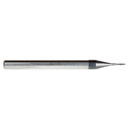 0.025" AlTiN Coated CNC Steel Ball End Mini Mill Bit, 2-Flute Alt 2 - Image