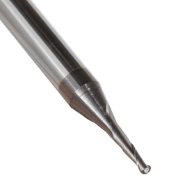 0.040" AlTiN Coated CNC Steel Ball End Mini Mill Bit, 2-Flute Alt 3 - Image