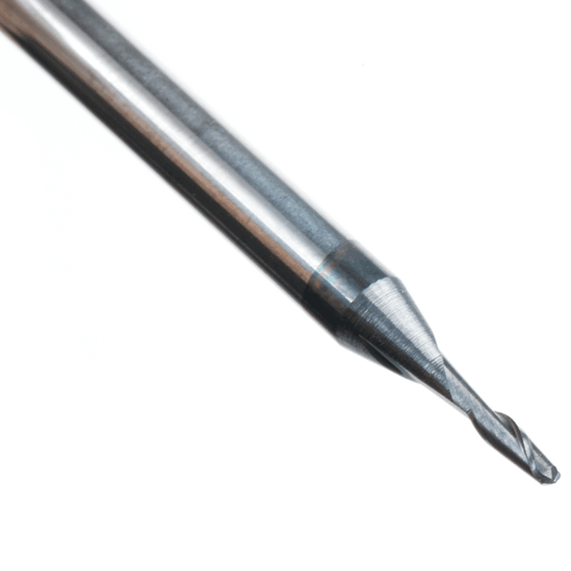 0.050" AlTiN Coated CNC Steel Ball End Mini Mill Bit, 2-Flute Alt 4 - Image