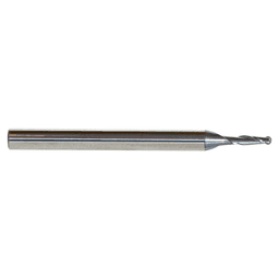 0.060" AlTiN Coated CNC Steel Ball End Mini Mill Bit, 2-Flute Alt 2 - Image