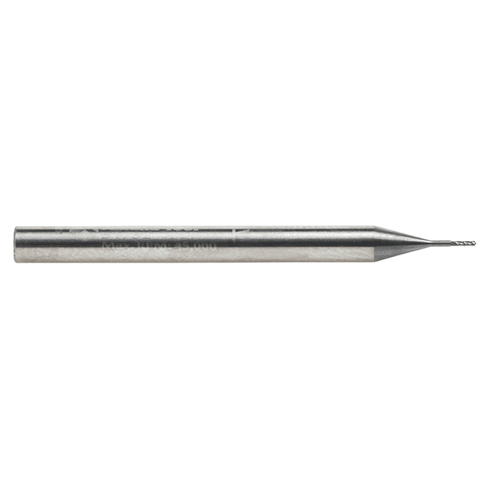 0.020" AlTiN Coated CNC Steel Ball End Mini Mill Bit, 4-Flute Alt 2 - Image