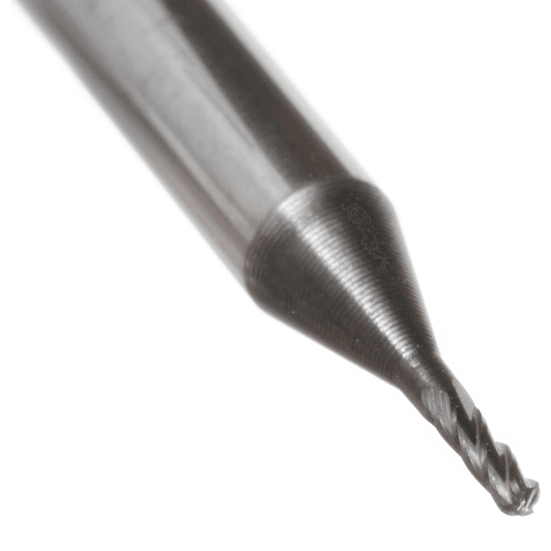 0.035" AlTiN Coated CNC Steel Ball End Mini Mill Bit, 4-Flute Alt 3 - Image