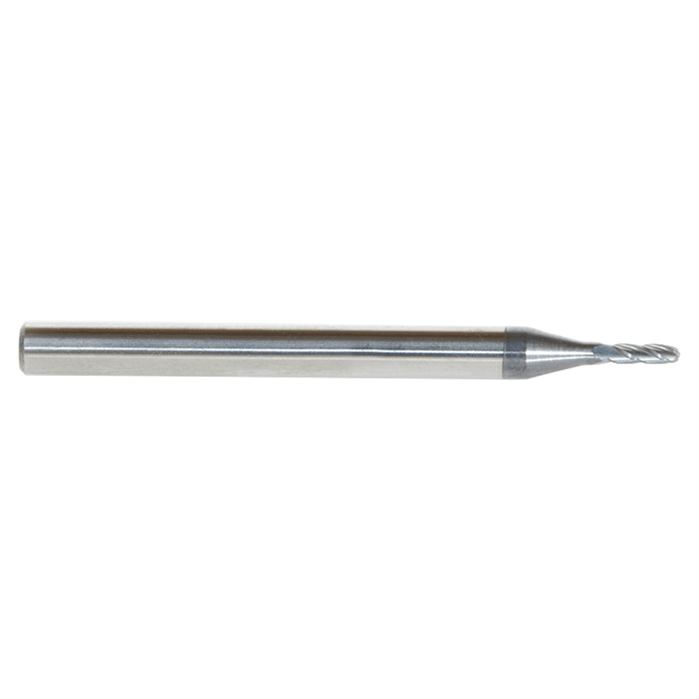 0.050" AlTiN Coated CNC Steel Ball End Mini Mill Bit, 4-Flute Alt 2 - Image