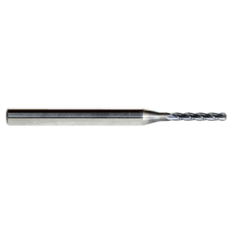 0.060" AlTiN Coated CNC Steel Ball End Mini Mill Bit, 4-Flute Alt 2 - Image